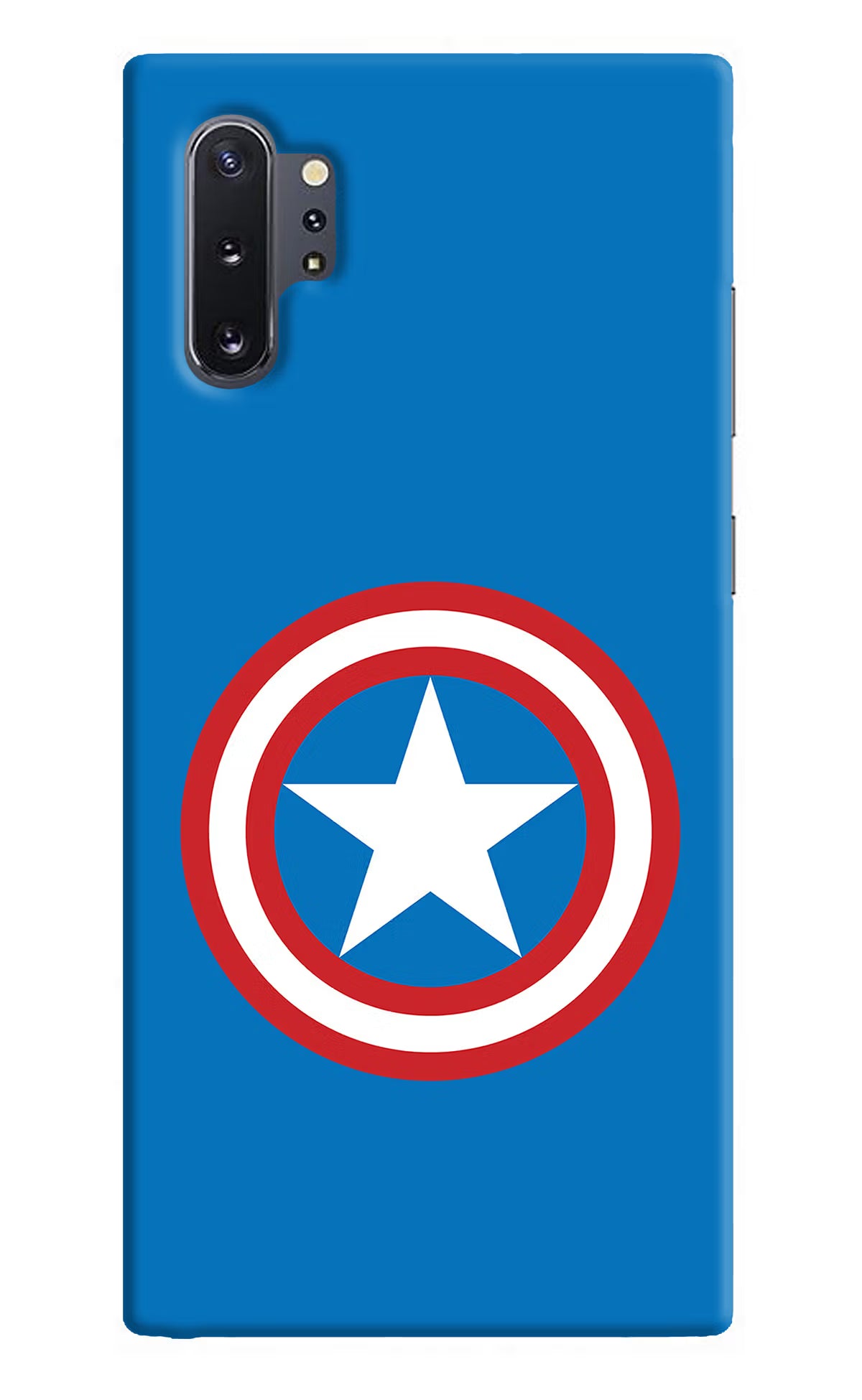 Captain America Logo Samsung Note 10 Plus Hard Case Back Cover by Casekaro