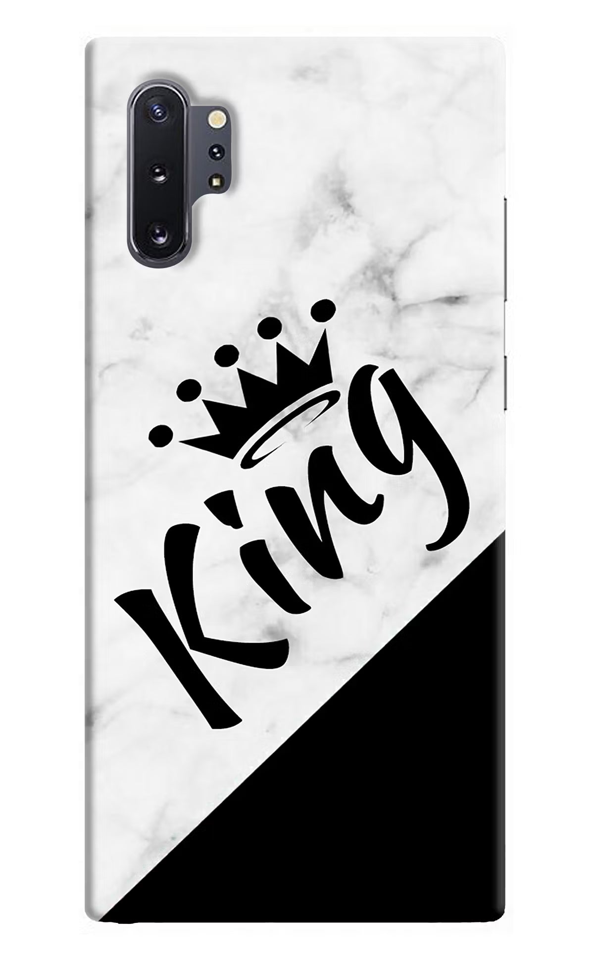 King Samsung Note 10 Plus Hard Case Back Cover by Casekaro