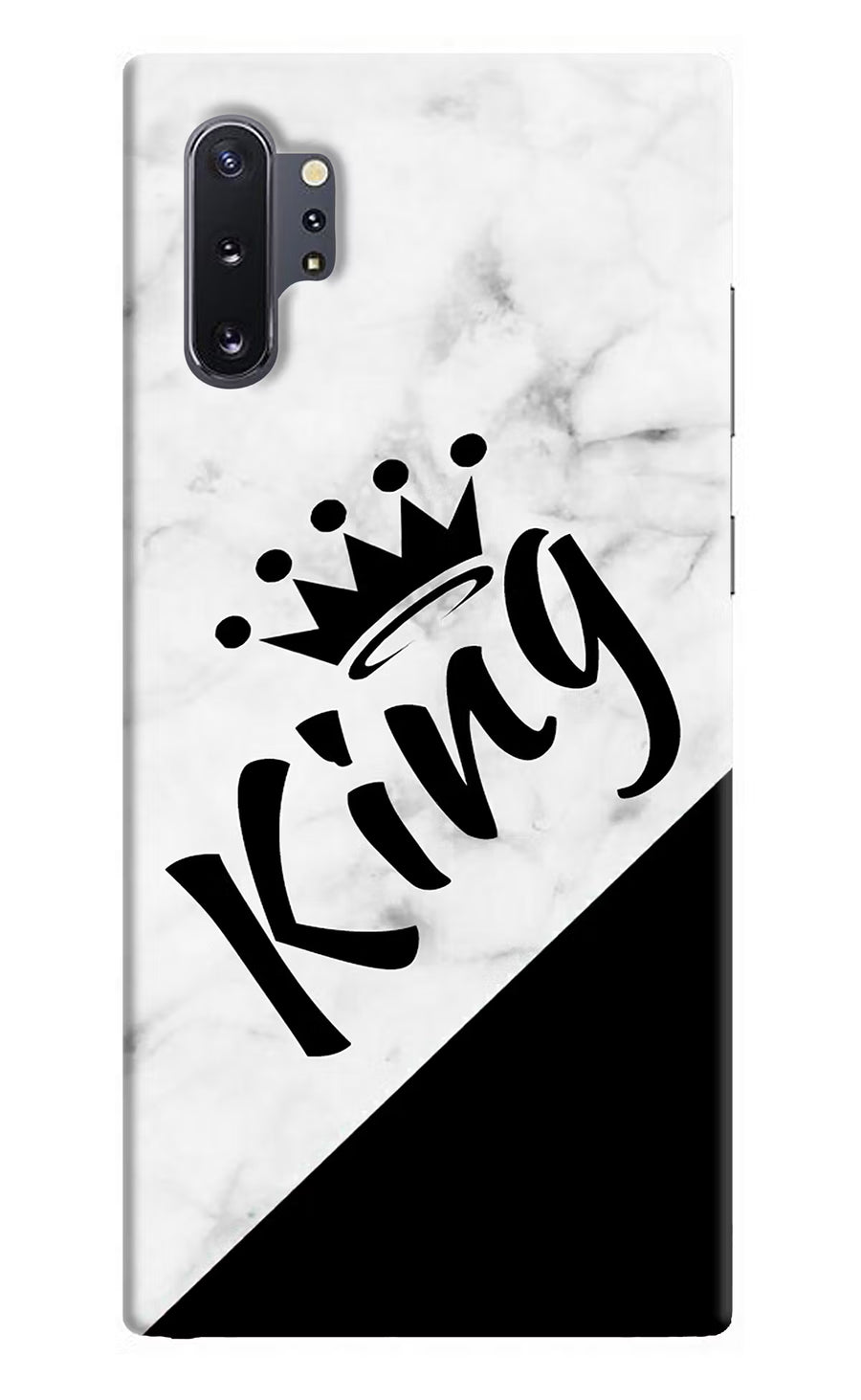 King Samsung Note 10 Plus Back Cover, Hard case