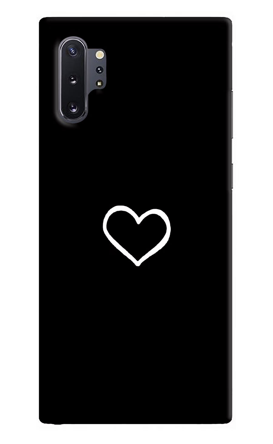 Heart Samsung Note 10 Plus Back Cover, Hard case