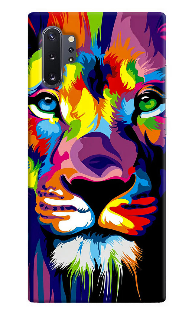Lion Samsung Note 10 Plus Hard Case Back Cover by Casekaro