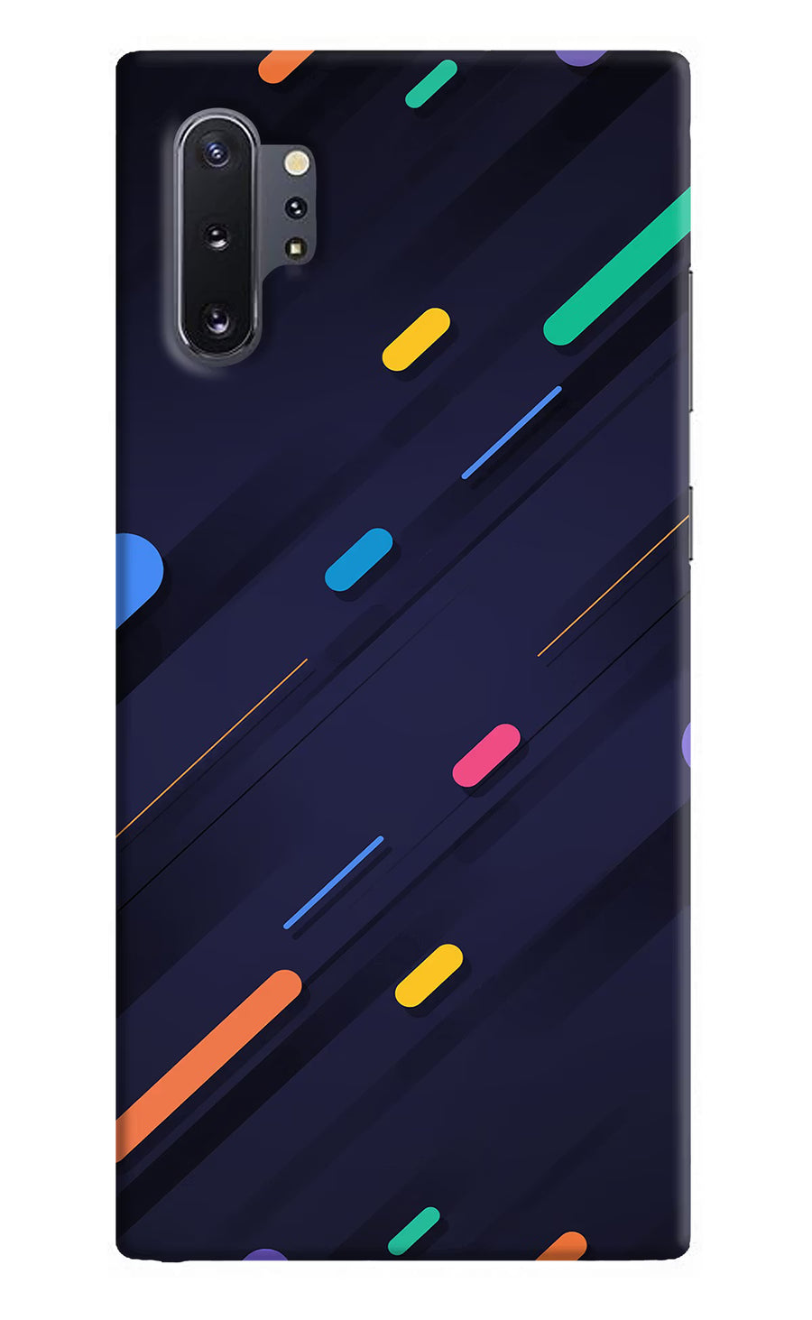 Abstract Design Samsung Note 10 Plus Back Cover, Hard case
