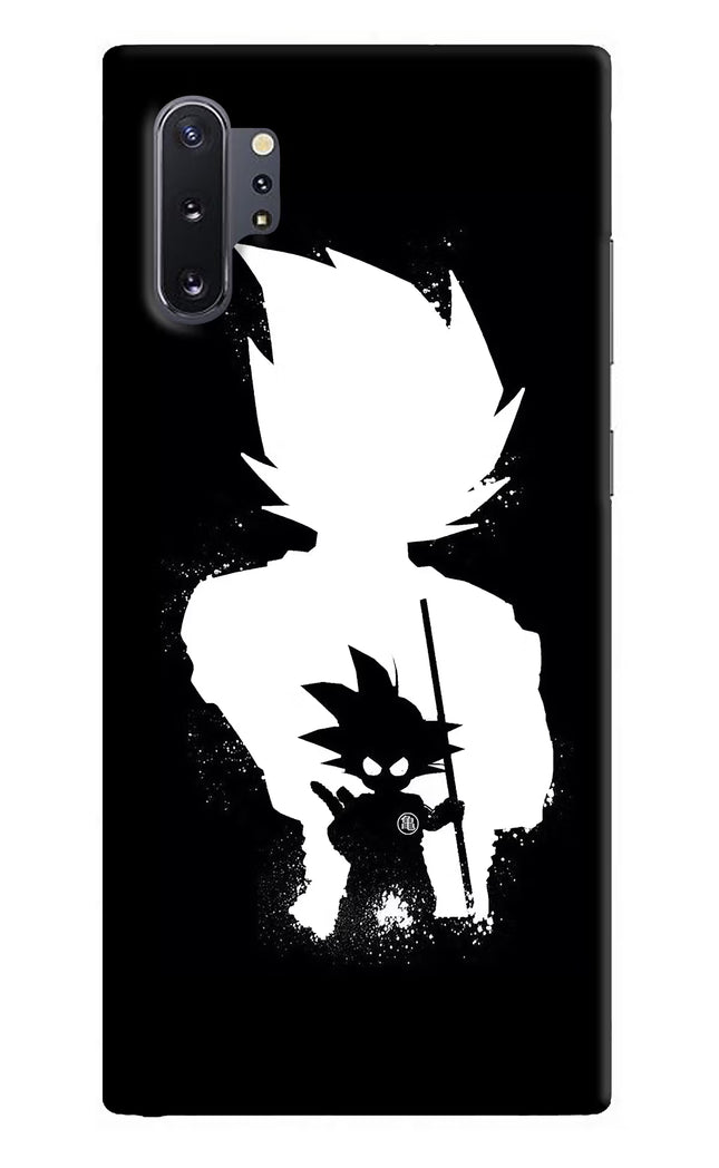 Goku Shadow Samsung Note 10 Plus Hard Case Back Cover by Casekaro