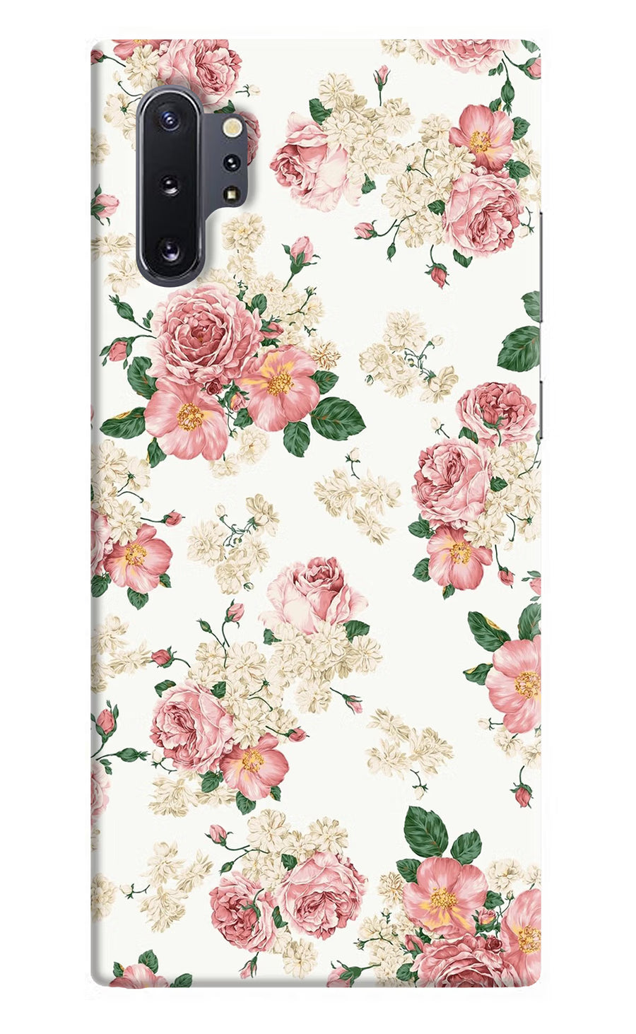 Flowers Samsung Note 10 Plus Back Cover, Hard case