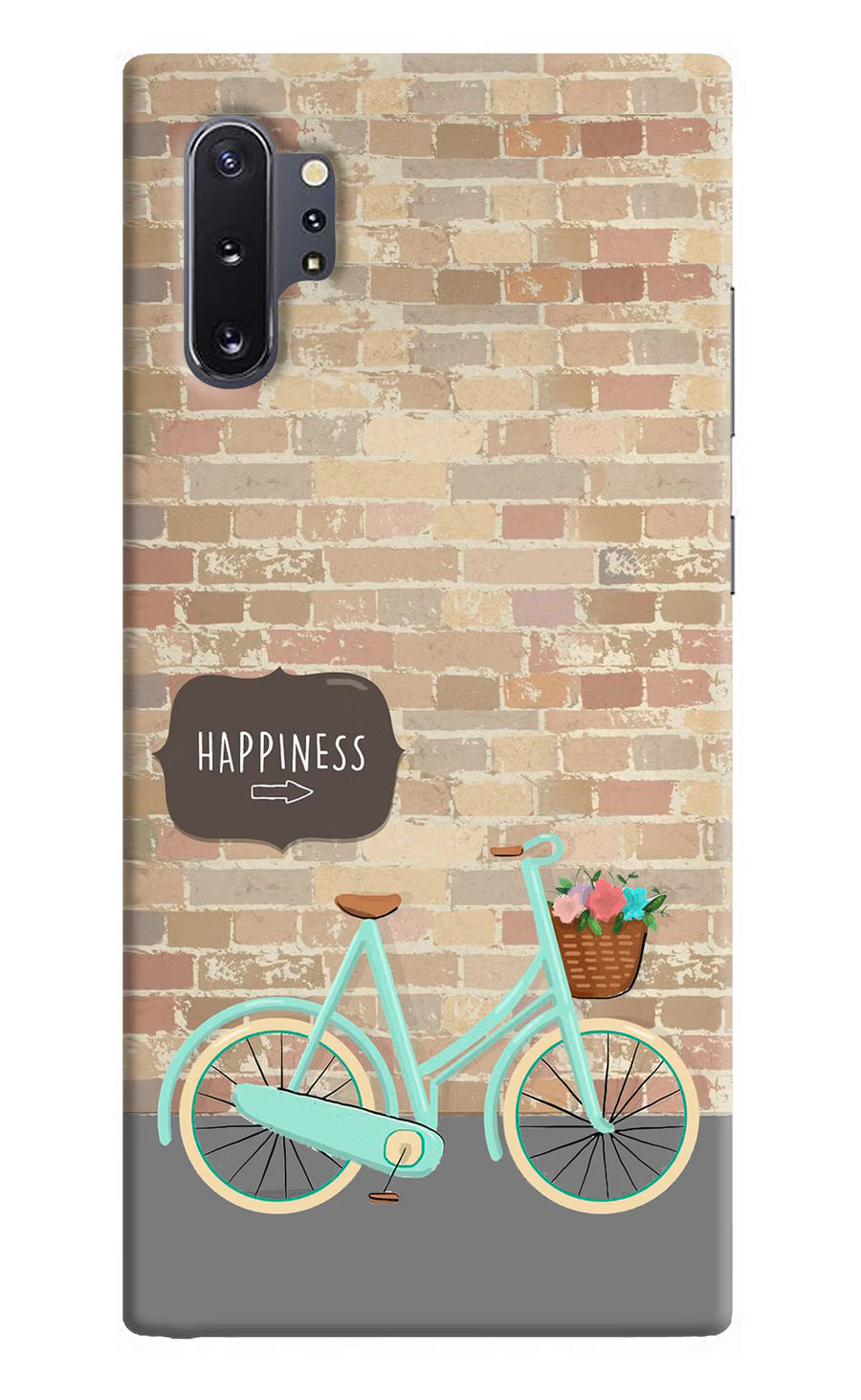 Happiness Artwork Samsung Note 10 Plus Back Cover, Hard case
