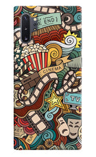 Cinema Abstract Samsung Note 10 Plus Hard Case Back Cover by Casekaro