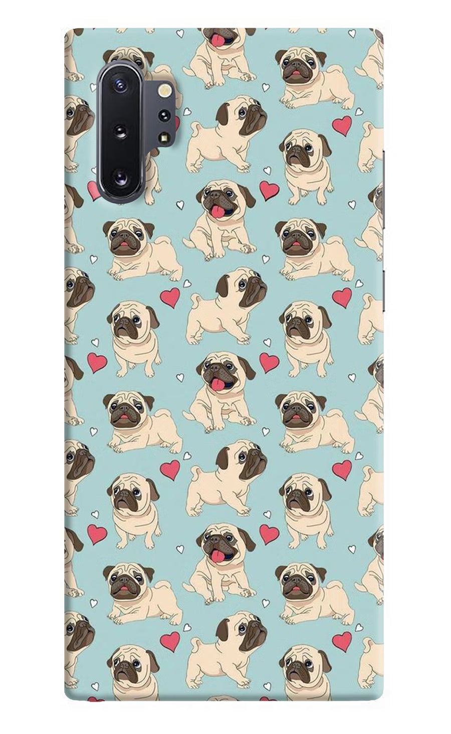 Pug Dog Samsung Note 10 Plus Back Cover, Hard case