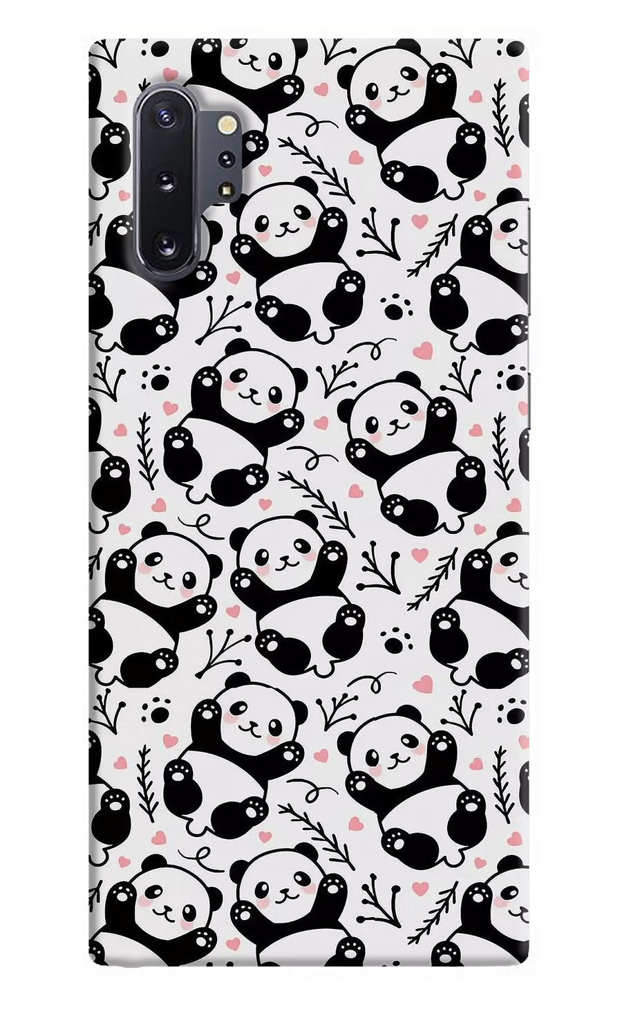Cute Panda Samsung Note 10 Plus Back Cover, Hard case