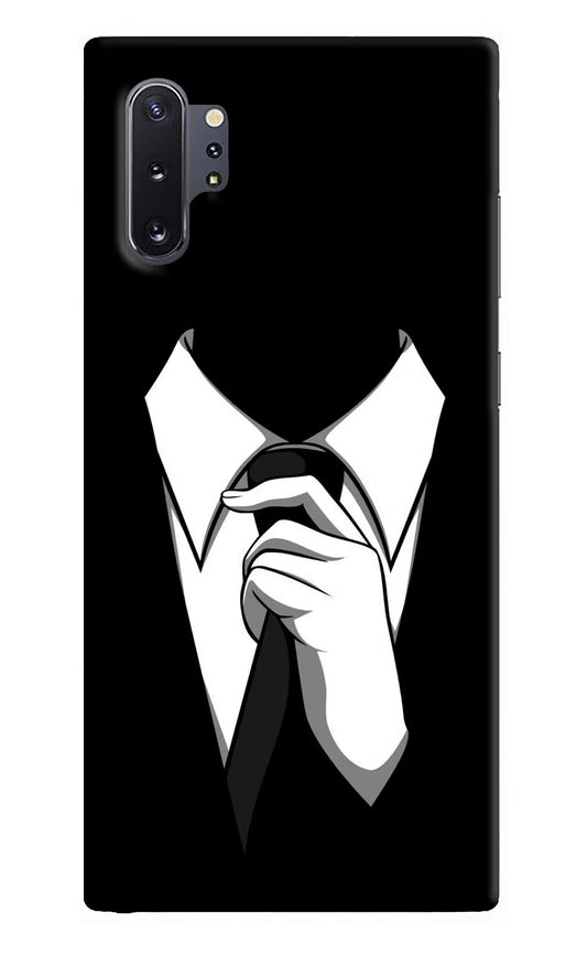 Black Tie Samsung Note 10 Plus Hard Case Back Cover by Casekaro