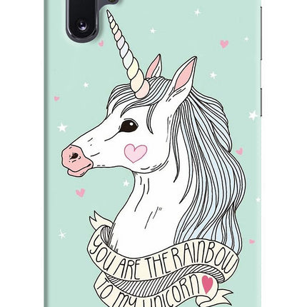 Unicorn Wallpaper Samsung Note 10 Plus Hard Case Back Cover by Casekaro