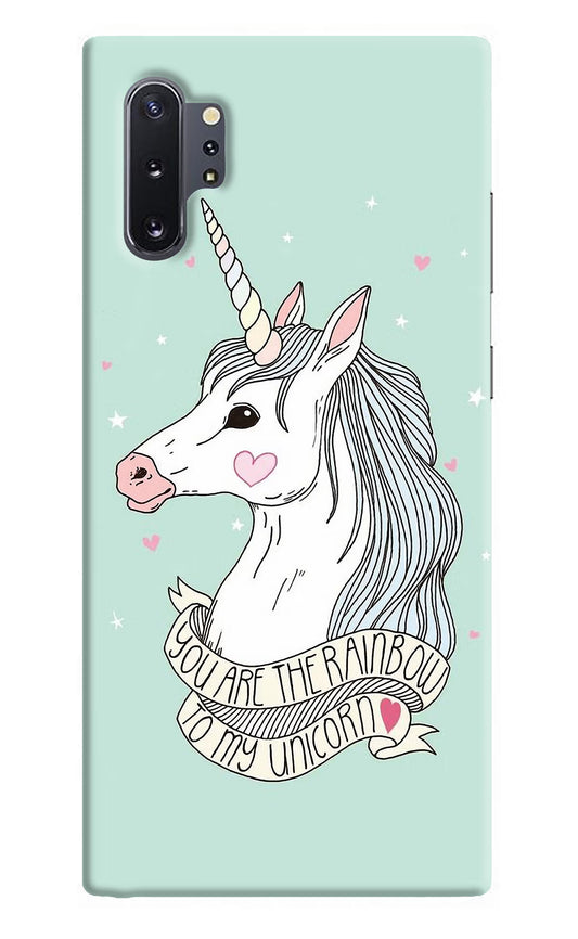 Unicorn Wallpaper Samsung Note 10 Plus Hard Case Back Cover by Casekaro