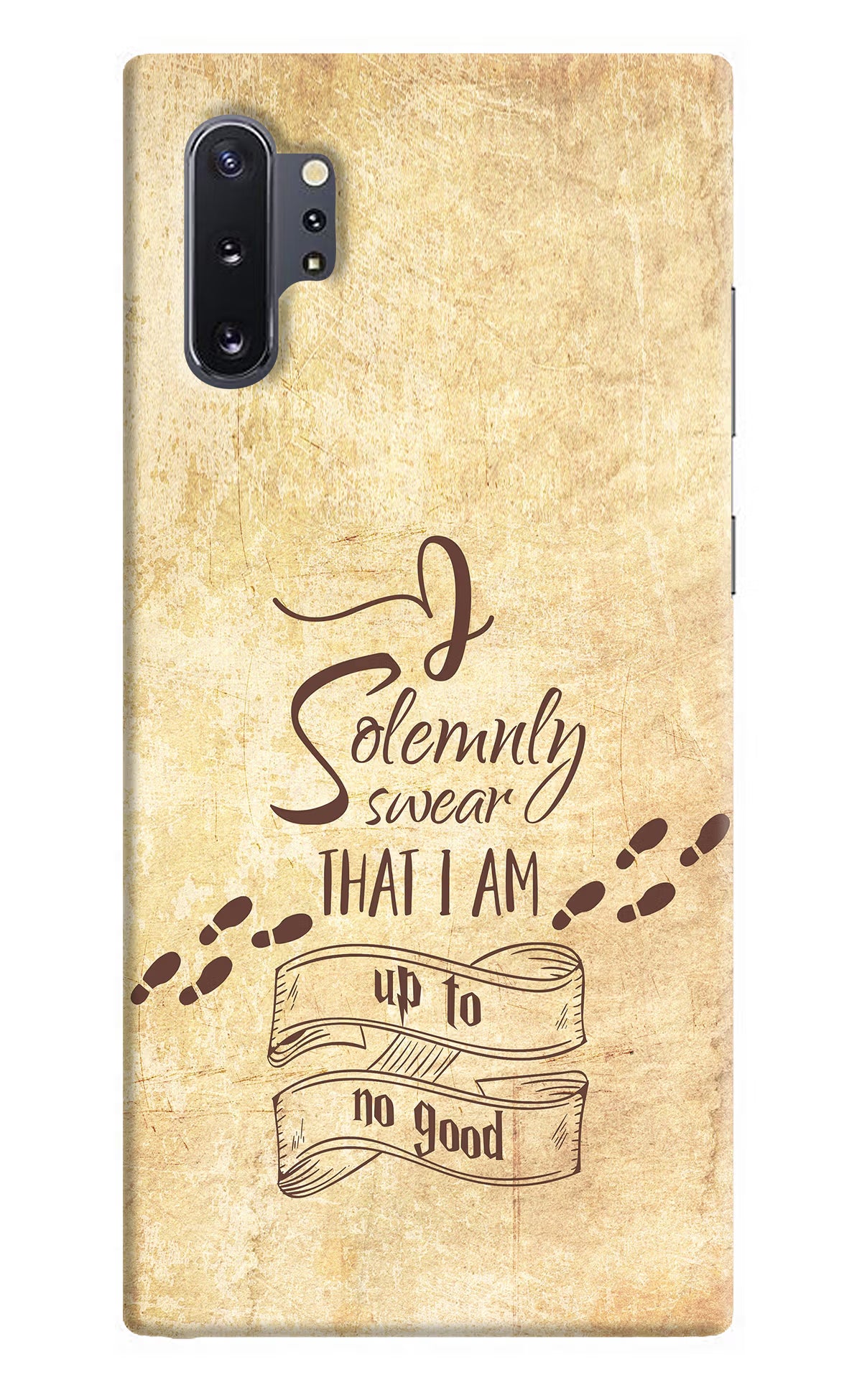 I Solemnly swear that i up to no good Samsung Note 10 Plus Hard Case Back Cover by Casekaro