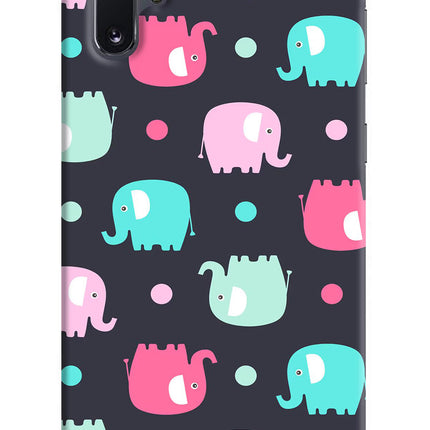 Elephants Samsung Note 10 Plus Hard Case Back Cover by Casekaro