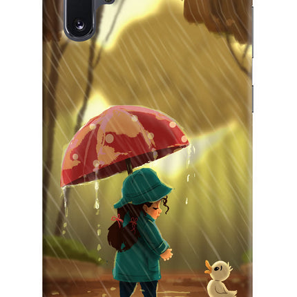 Rainy Day Samsung Note 10 Plus Hard Case Back Cover by Casekaro