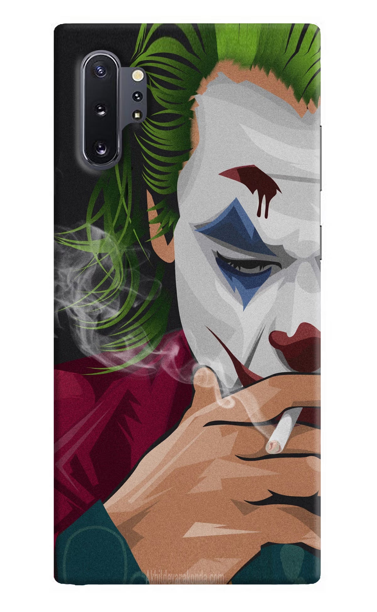 Joker Smoking Samsung Note 10 Plus Hard Case Back Cover by Casekaro