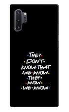 FRIENDS Dialogue Samsung Note 10 Plus Hard Case Back Cover by Casekaro