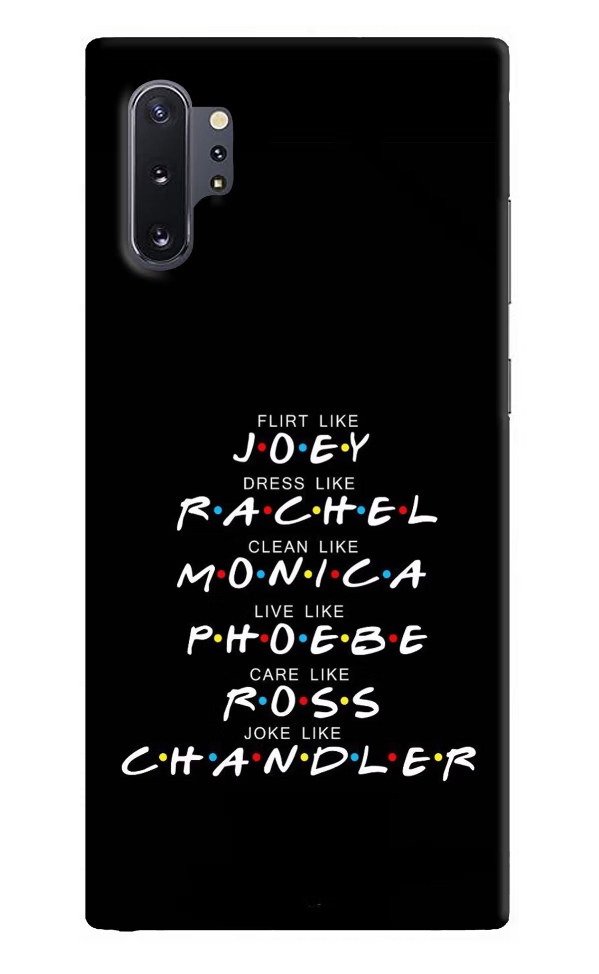 FRIENDS Character Samsung Note 10 Plus Hard Case Back Cover by Casekaro