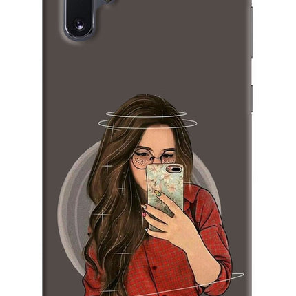 Selfie Queen Samsung Note 10 Plus Hard Case Back Cover by Casekaro
