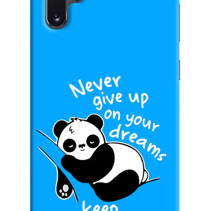 Keep Sleeping Samsung Note 10 Plus Hard Case Back Cover by Casekaro