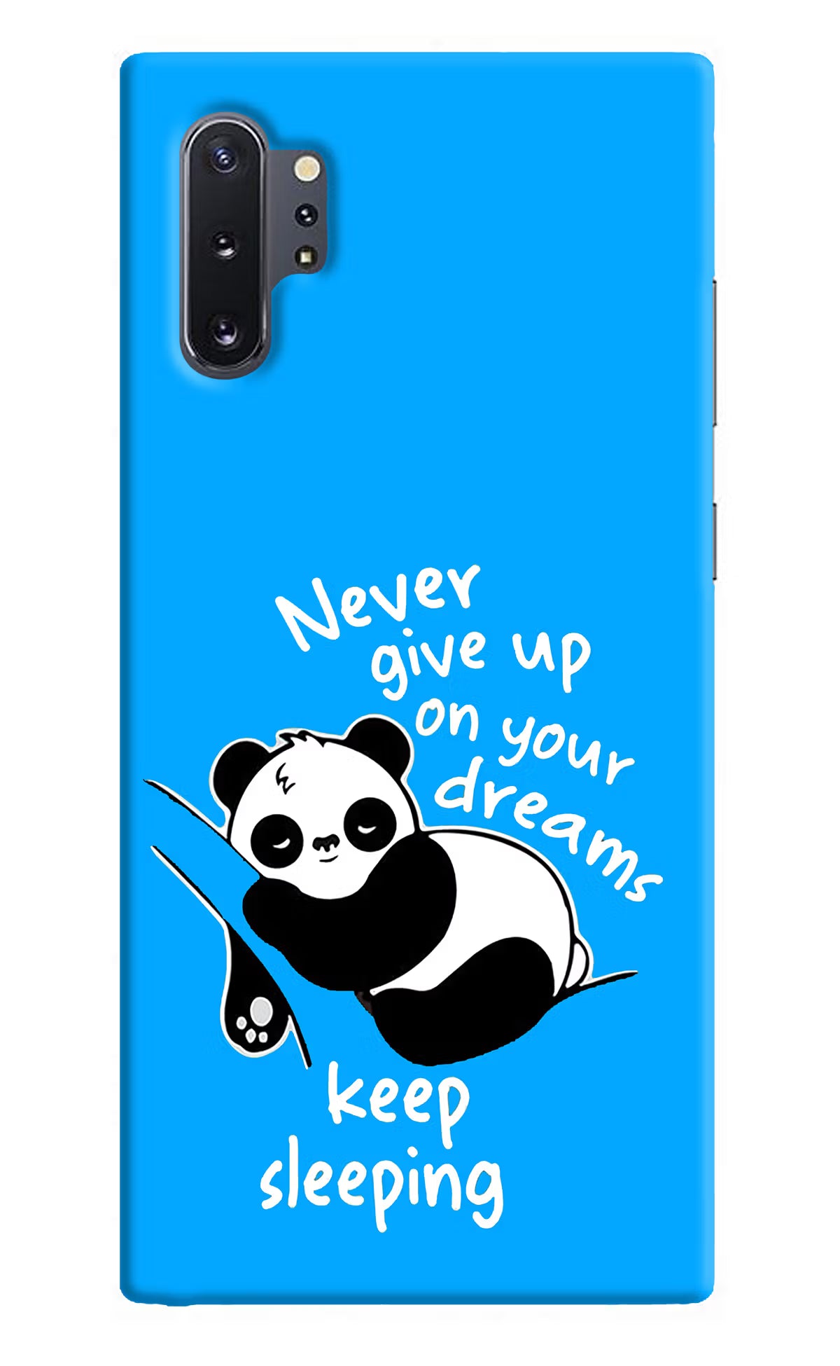Keep Sleeping Samsung Note 10 Plus Hard Case Back Cover by Casekaro