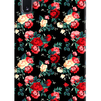 Rose Pattern Samsung Note 10 Plus Hard Case Back Cover by Casekaro