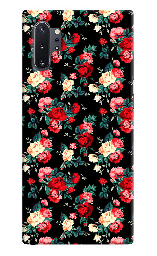 Rose Pattern Samsung Note 10 Plus Hard Case Back Cover by Casekaro