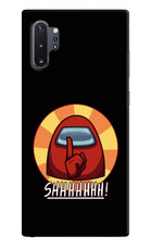 Among Us Shhh! Samsung Note 10 Plus Hard Case Back Cover by Casekaro