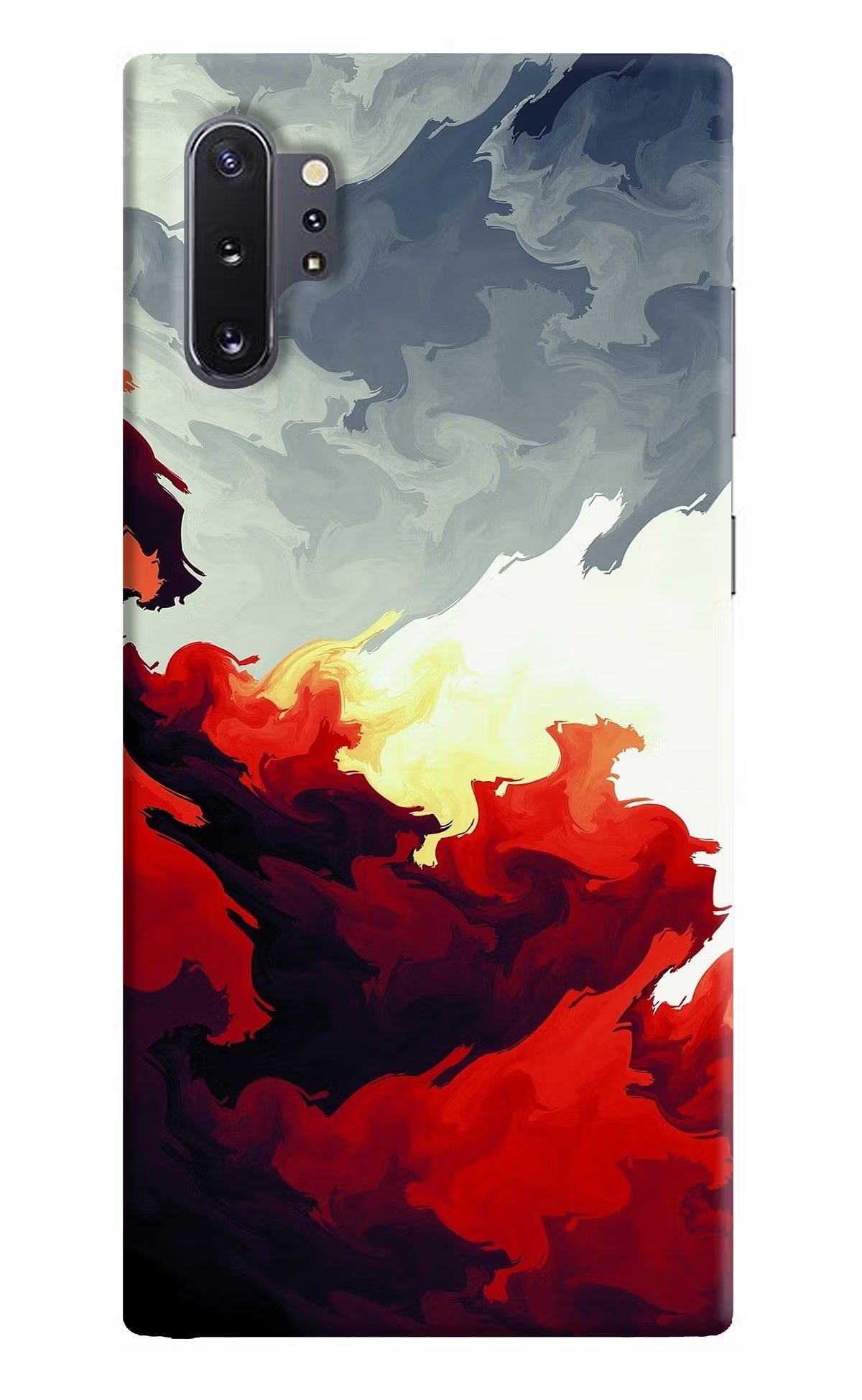Fire Cloud Samsung Note 10 Plus Hard Case Back Cover by Casekaro