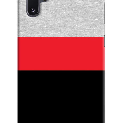 Tri Color Pattern Samsung Note 10 Plus Hard Case Back Cover by Casekaro