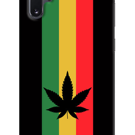 Weed Flag Samsung Note 10 Plus Hard Case Back Cover by Casekaro