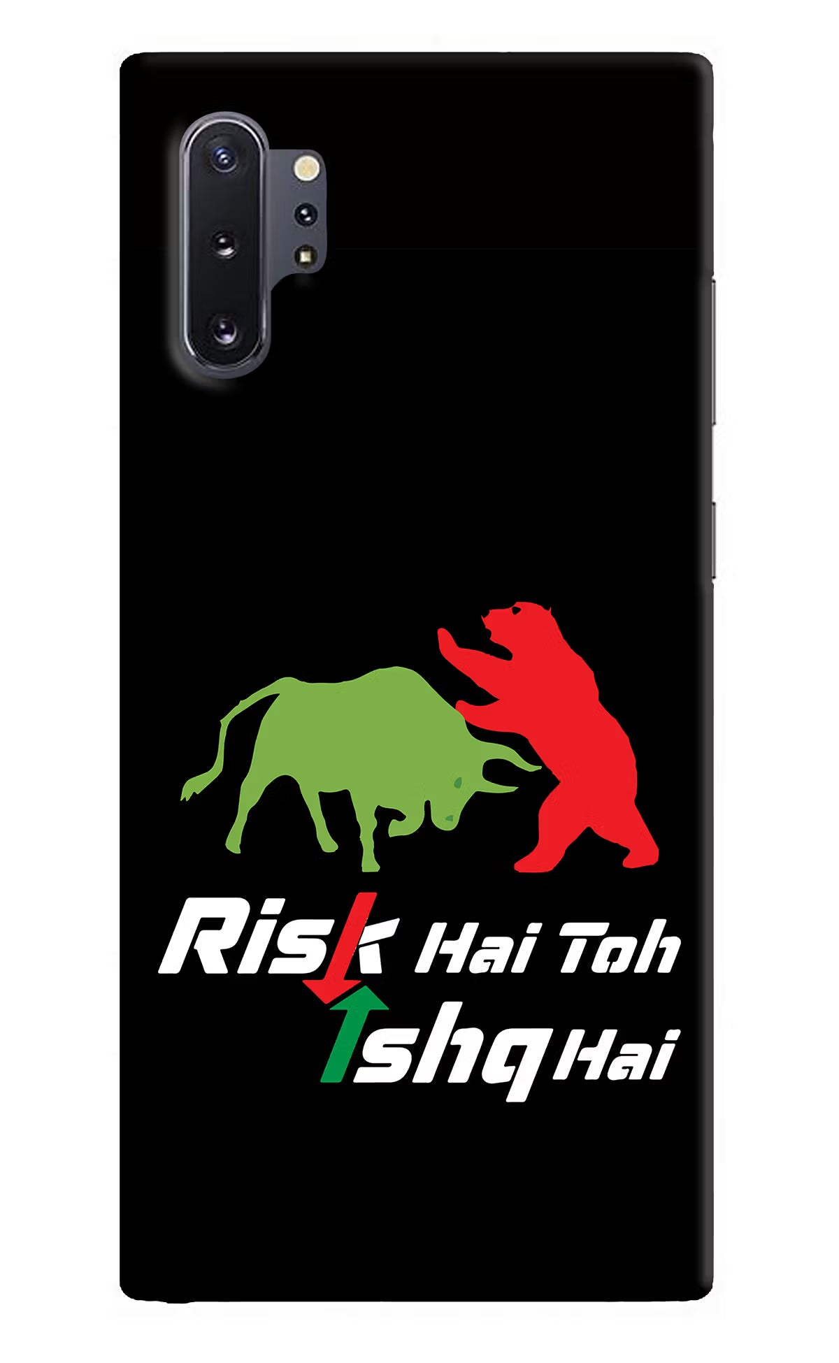 Risk Hai Toh Ishq Hai Samsung Note 10 Plus Hard Case Back Cover by Casekaro