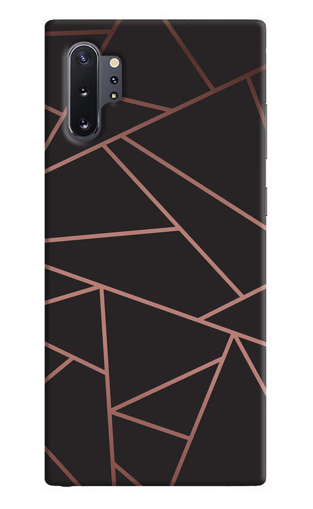 Geometric Pattern Samsung Note 10 Plus Hard Case Back Cover by Casekaro