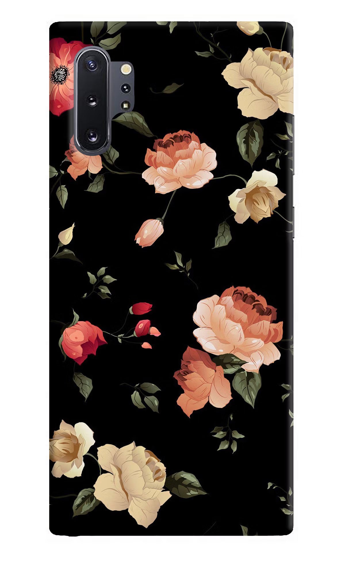 Flowers Samsung Note 10 Plus Hard Case Back Cover by Casekaro