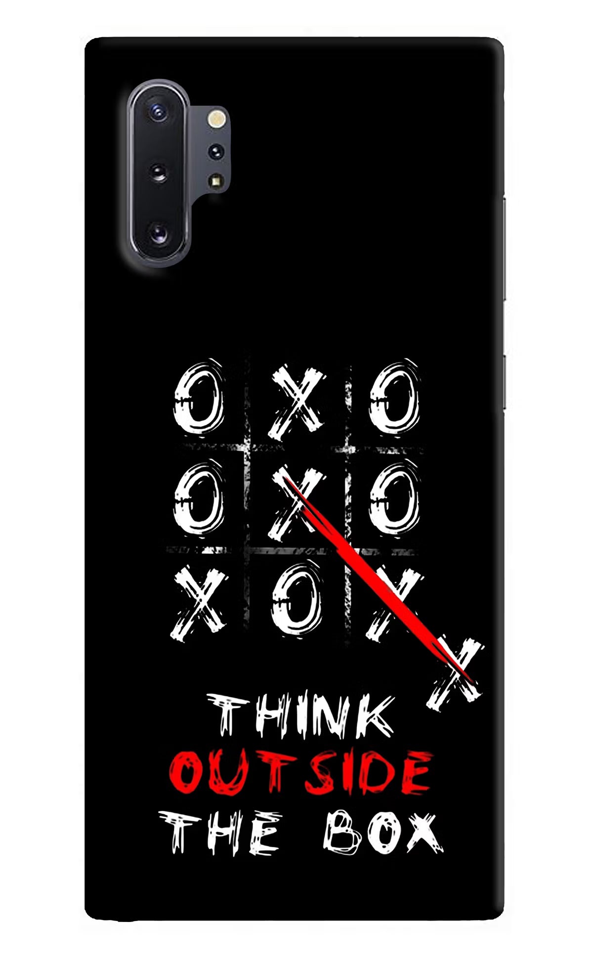 Think out of the BOX Samsung Note 10 Plus Hard Case Back Cover by Casekaro