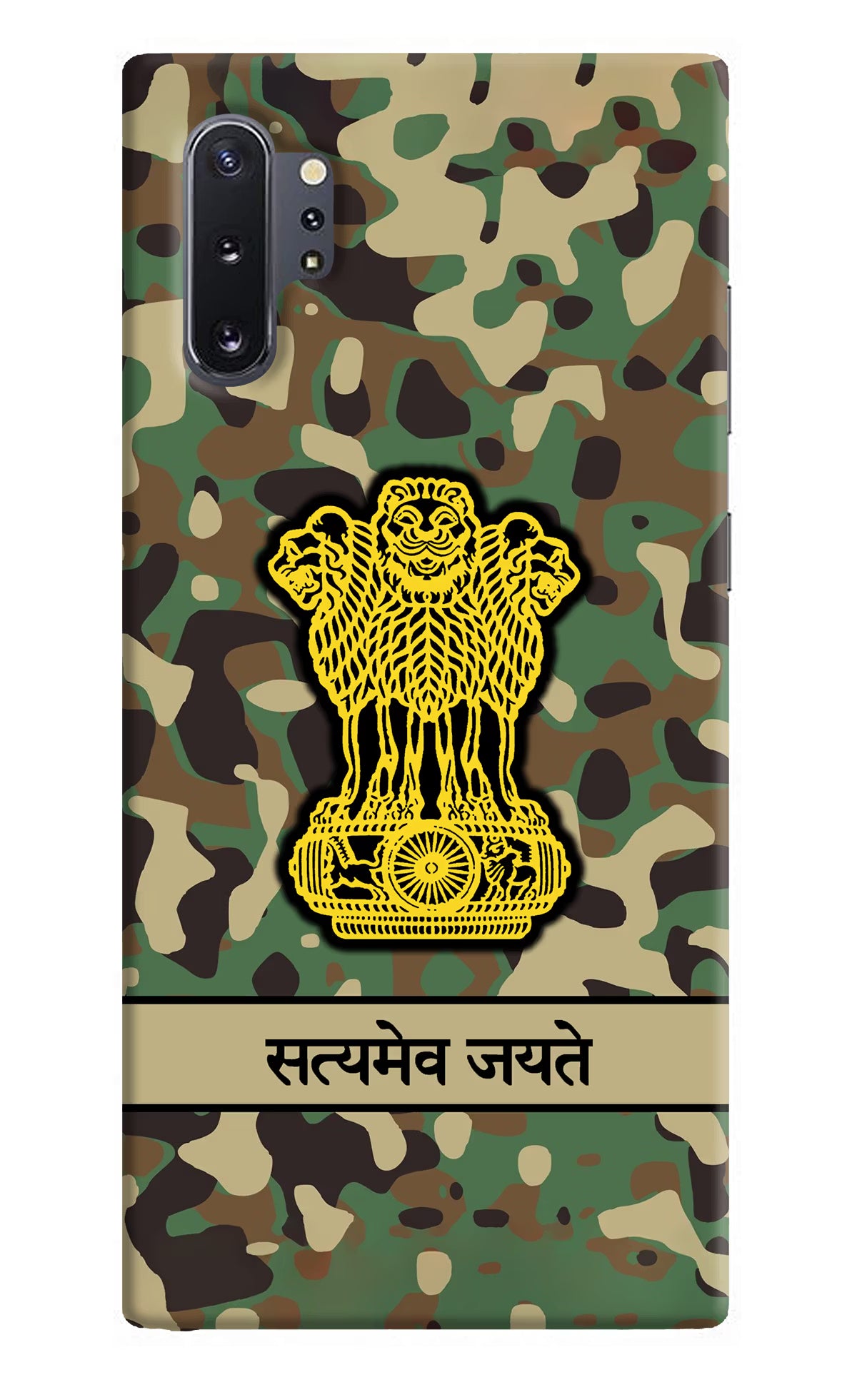 Satyamev Jayate Army Samsung Note 10 Plus Hard Case Back Cover by Casekaro