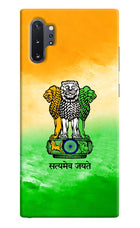 Satyamev Jayate Flag Samsung Note 10 Plus Hard Case Back Cover by Casekaro