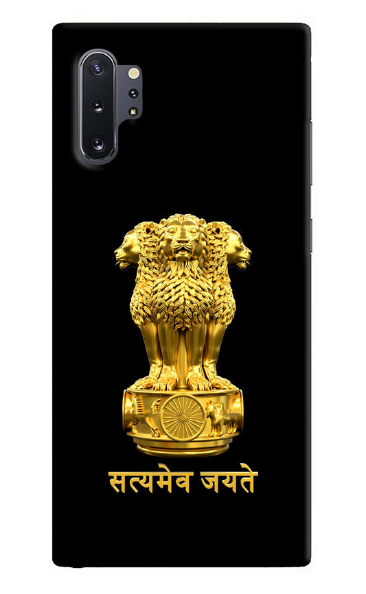 Satyamev Jayate Golden Samsung Note 10 Plus Hard Case Back Cover by Casekaro