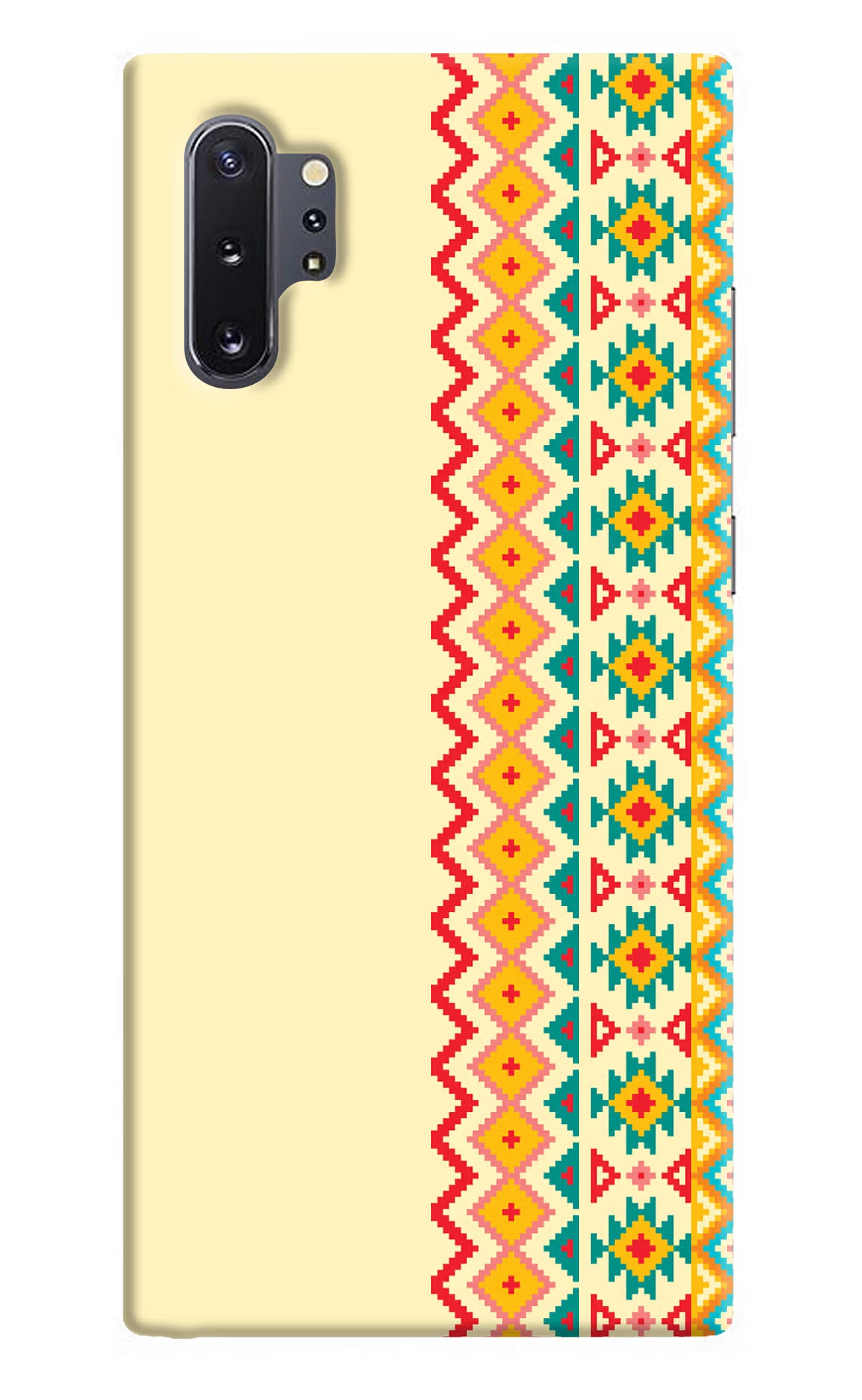 Ethnic Seamless Samsung Note 10 Plus Hard Case Back Cover by Casekaro