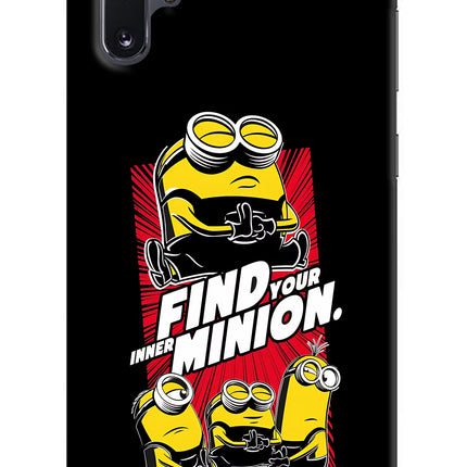 Find your inner Minion Samsung Note 10 Plus Hard Case Back Cover by Casekaro
