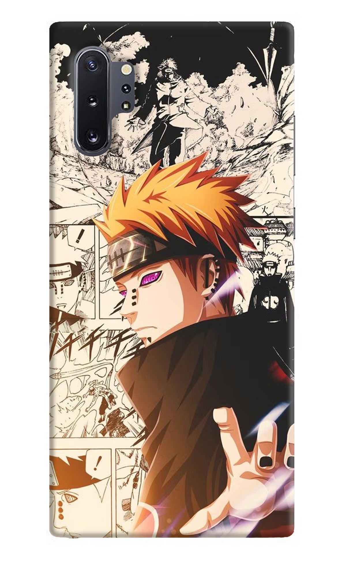 Pain Anime Samsung Note 10 Plus Hard Case Back Cover by Casekaro