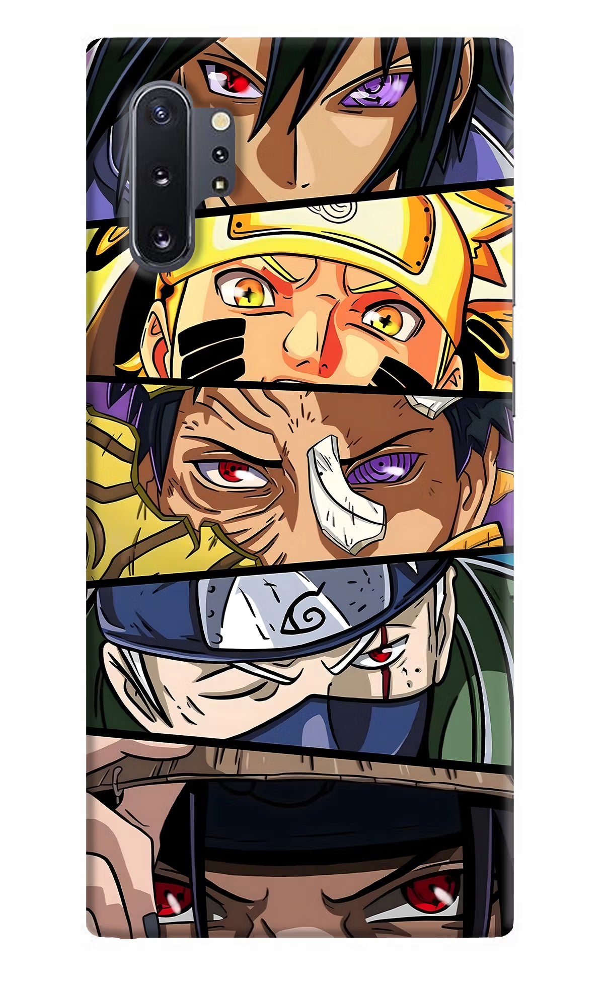Naruto Character Samsung Note 10 Plus Hard Case Back Cover by Casekaro