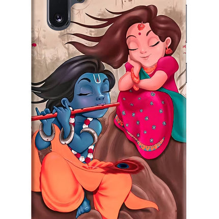 Radhe Krishna Samsung Note 10 Plus Hard Case Back Cover by Casekaro