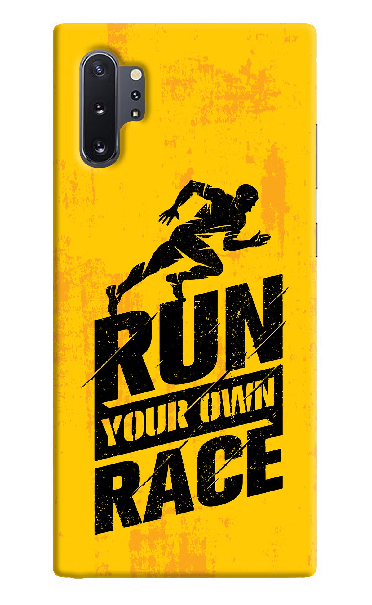 Run Your Own Race Samsung Note 10 Plus Hard Case Back Cover by Casekaro