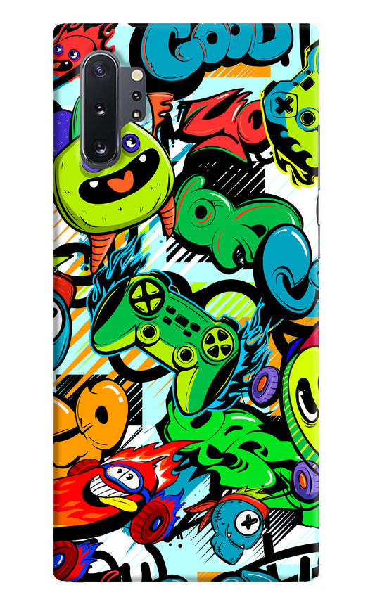 Game Doodle Samsung Note 10 Plus Hard Case Back Cover by Casekaro