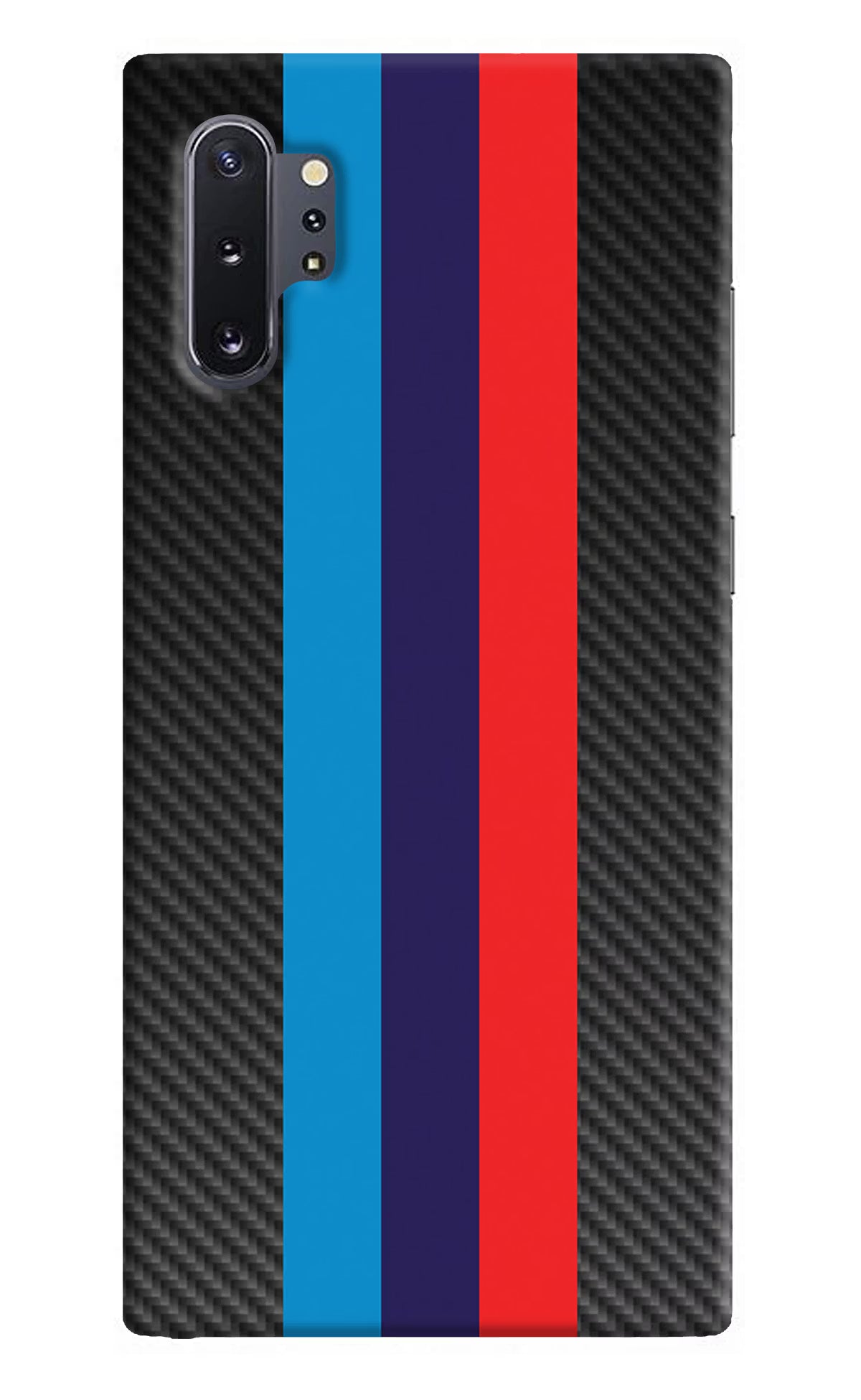 BMW Stripes Pattern Samsung Note 10 Plus Hard Case Back Cover by Casekaro