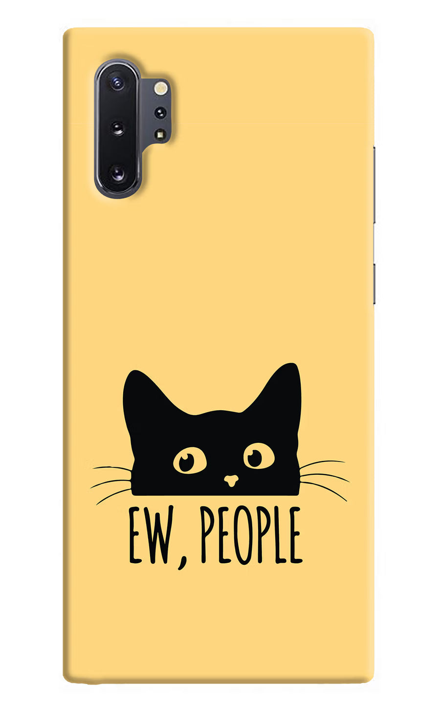 Ew People Catitude Samsung Note 10 Plus Back Cover, Hard case