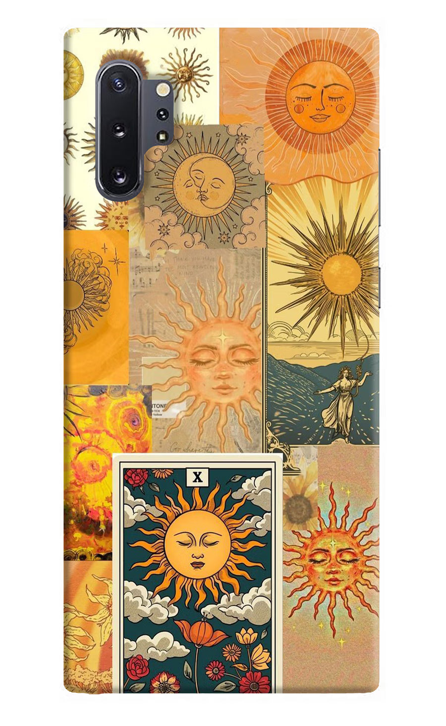 Sun Samsung Note 10 Plus Back Cover, Hard case