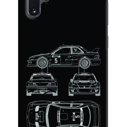 WRC'99 Samsung Note 10 Plus Hard Case Back Cover by Casekaro