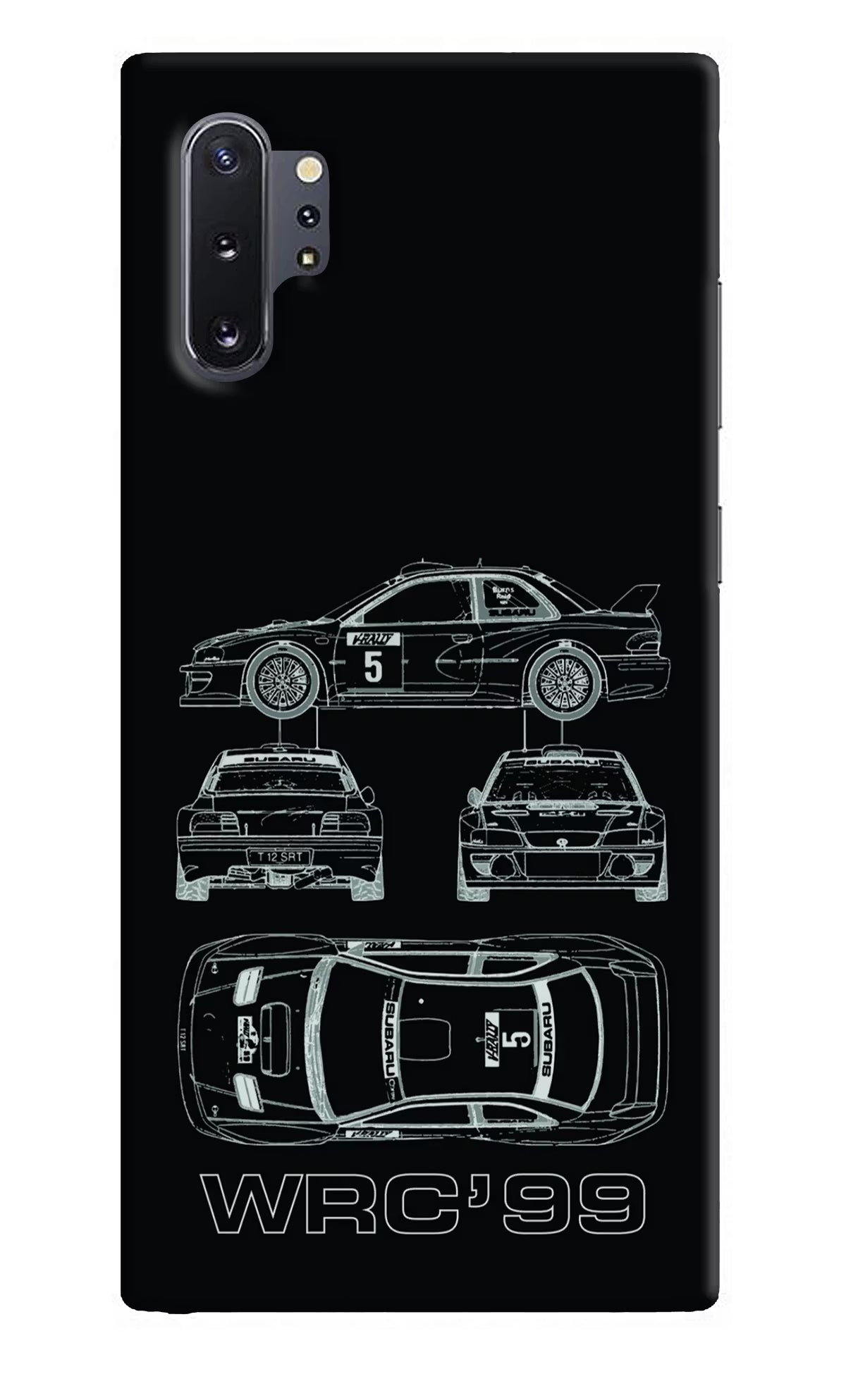 WRC'99 Samsung Note 10 Plus Hard Case Back Cover by Casekaro