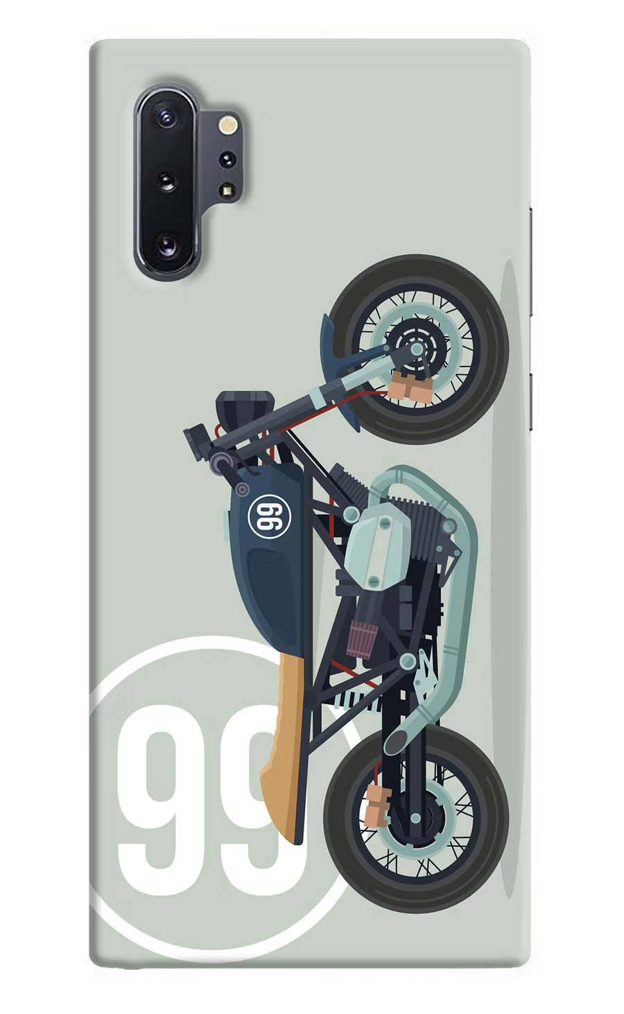 Classic Cafe Racer 99 Samsung Note 10 Plus Back Cover, Hard case